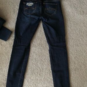 Abercrombie and Fitch distressed skinny jeans